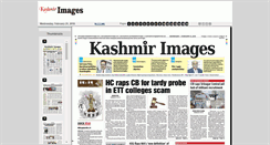 Desktop Screenshot of epaper.dailykashmirimages.com